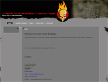 Tablet Screenshot of crucialtalent.co.uk